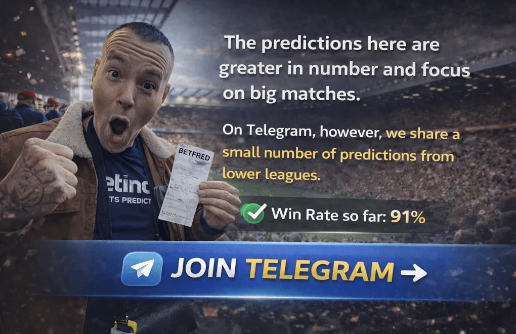 Free football predictions on Telegram
