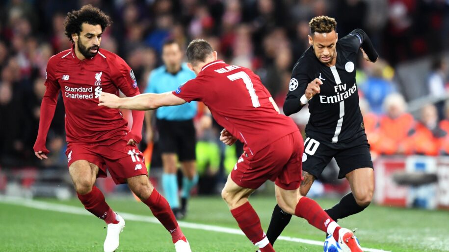 neymar-james-milner-mohamed-salah-liverpool-psg-uefa-champions-league-09182018_qk66hhjnvyeh1x4jbhbtslxzq Neymar, James Milner and Mohamed Salah in Liverpool-PSG for UEFA Champions league