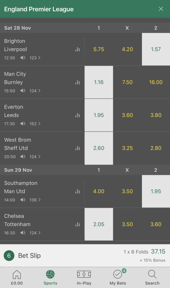betting-acca Betting accumulator