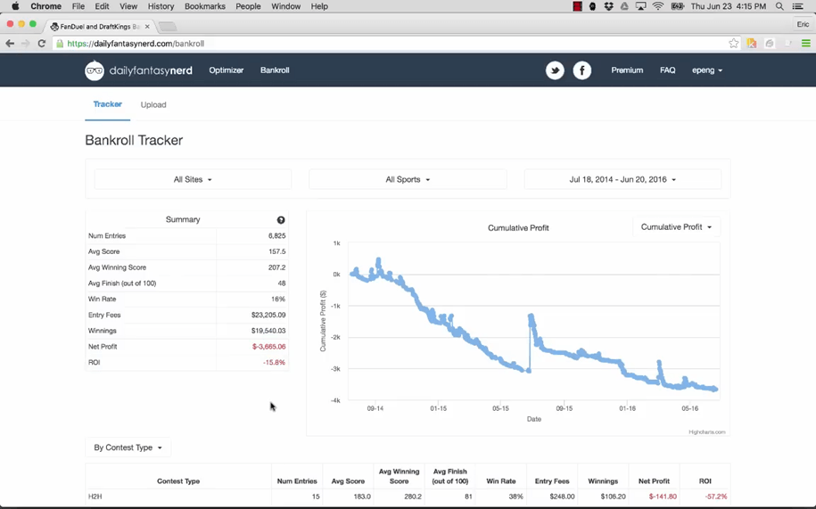 bankroll-tracker Bankroll tracker